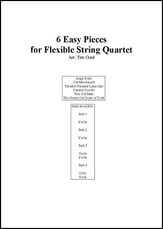 6 Easy Pieces for Flexible String Quartet P.O.D. cover